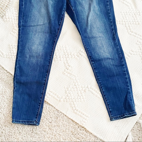 Seven7 Denim Mid Rise Skinny Embellished Jewel Pocket Jeans - Picture 6 of 12